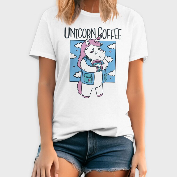 Unicorn Coffee, Tricou Barbati (Unisex)