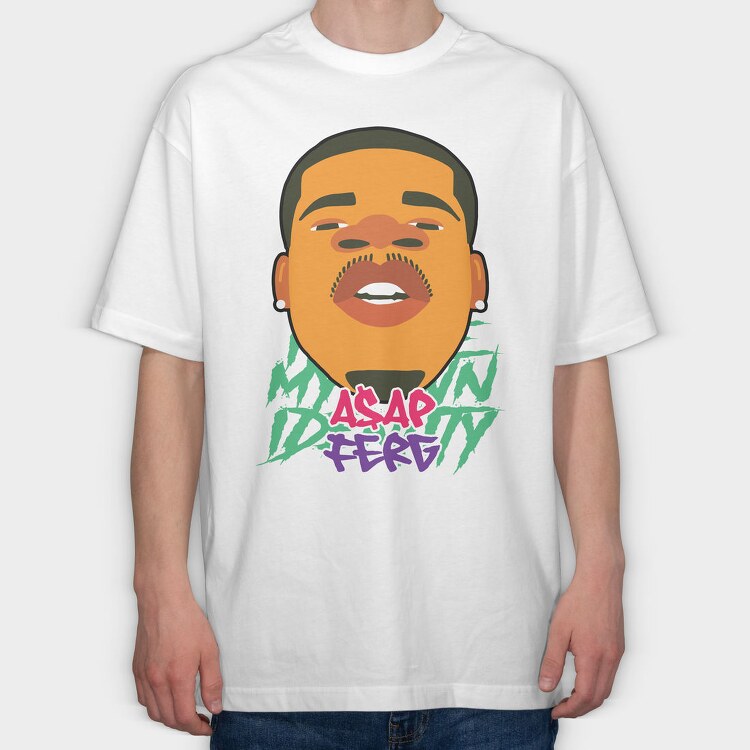 19113 Asap Ferg, Tricou Oversize Barbati (Unisex)