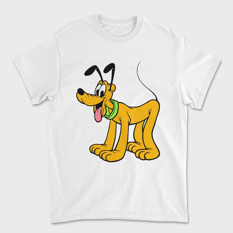 Tricou Barbati (Unisex), Cartoon Retro Pluto 4