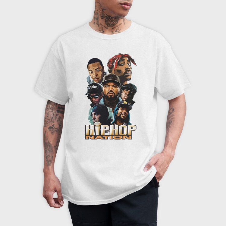 19134 Hip Hop Icons, Tricou Barbati (Unisex)