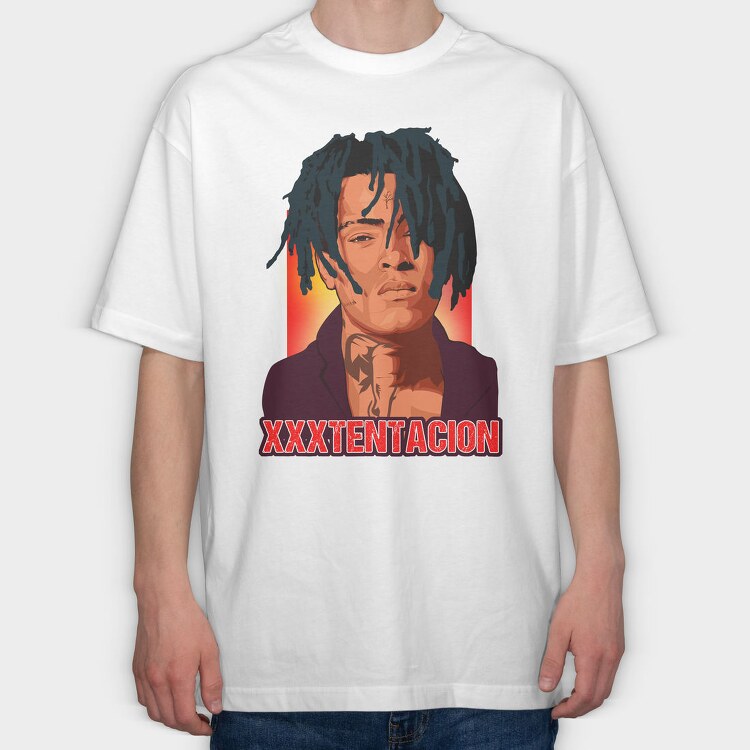 19187 Xxxxtentacion, Tricou Oversize Barbati (Unisex)