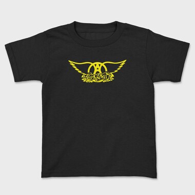 AEROSMITH Logo Name Art, Tricou Copii