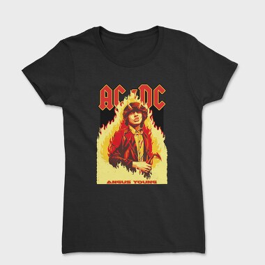 ANGUS YOUNG Art1, Tricou Femei