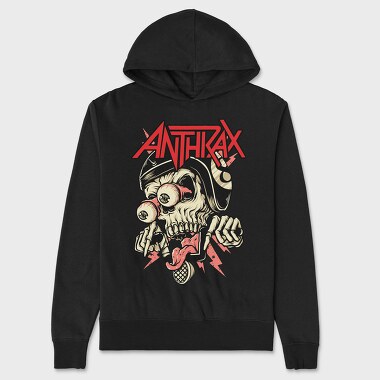 ANTHRAX, Hanorac Oversize Barbati (Unisex)