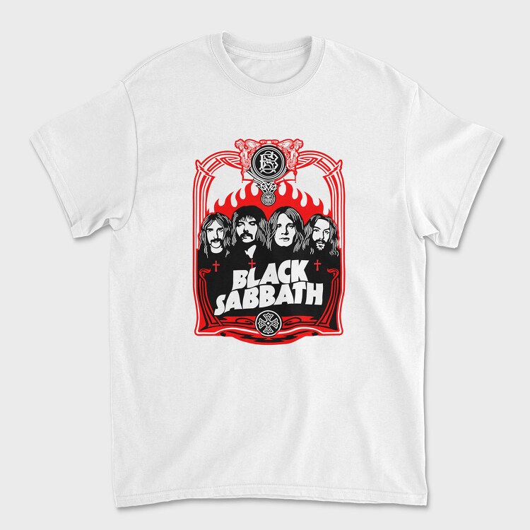 BLACK SABBATH Art design1, Tricou Barbati (Unisex)