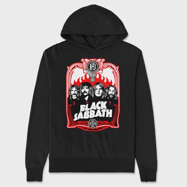 BLACK SABBATH Art design1, Hanorac Oversize Barbati (Unisex)
