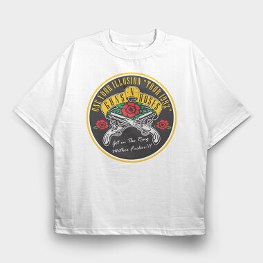 GNR Use your Illusion Tour, Tricou Oversize Barbati (Unisex)