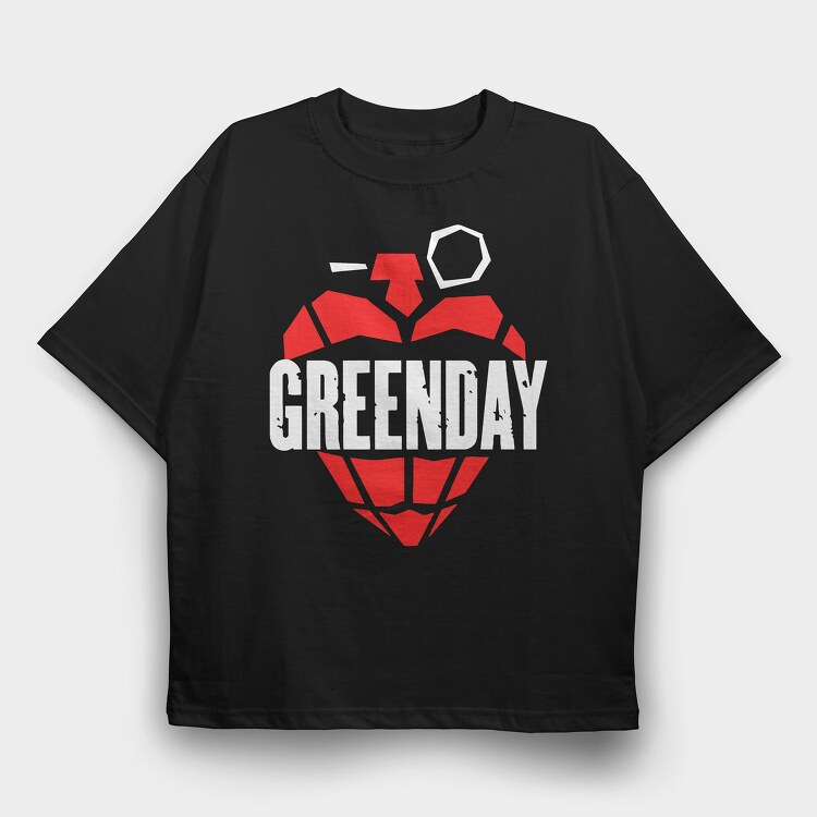 GREEN DAY Grenade, Tricou Oversize Barbati (Unisex)