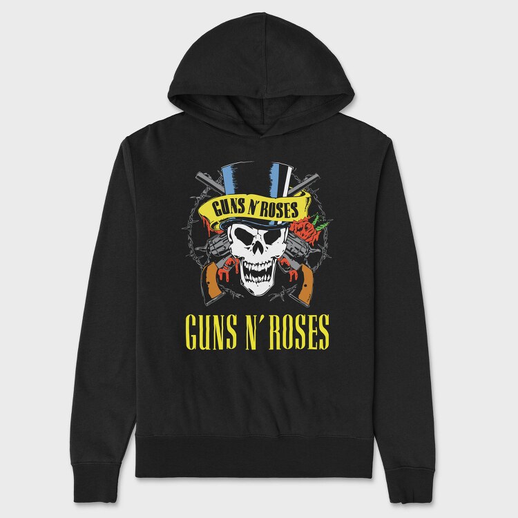 GUNS N ROSES Art1, Hanorac Oversize Barbati (Unisex)
