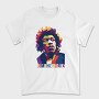 J HENDRIX Art1, Tricou Barbati (Unisex)