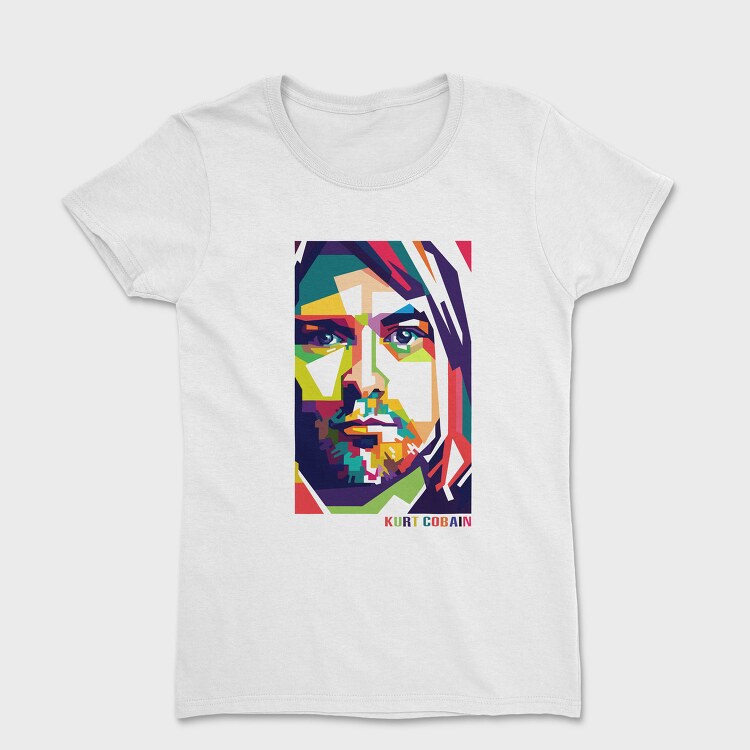 K COBAIN Art1, Tricou Femei