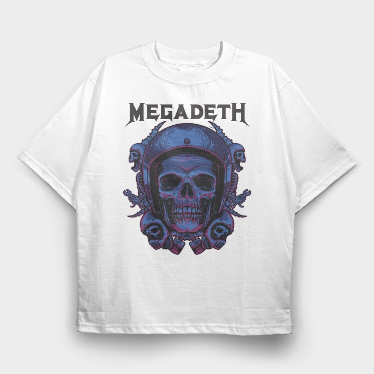 MEGADETH Art2, Tricou Oversize Barbati (Unisex)
