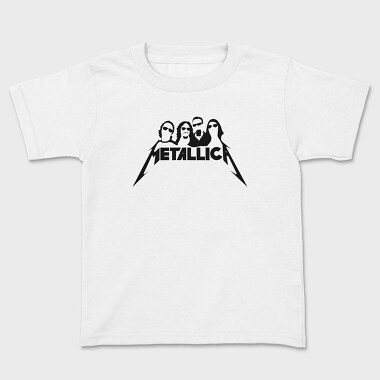 METALLICA B&W, Tricou Copii