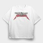 METALLICA Skull, Tricou Oversize Barbati (Unisex)