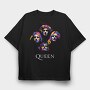 QUEEN Art3, Tricou Oversize Barbati (Unisex)
