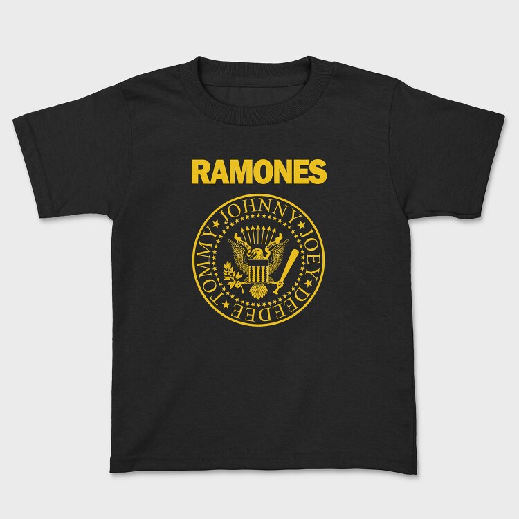 RAMONES Pres. Logo, Tricou Copii