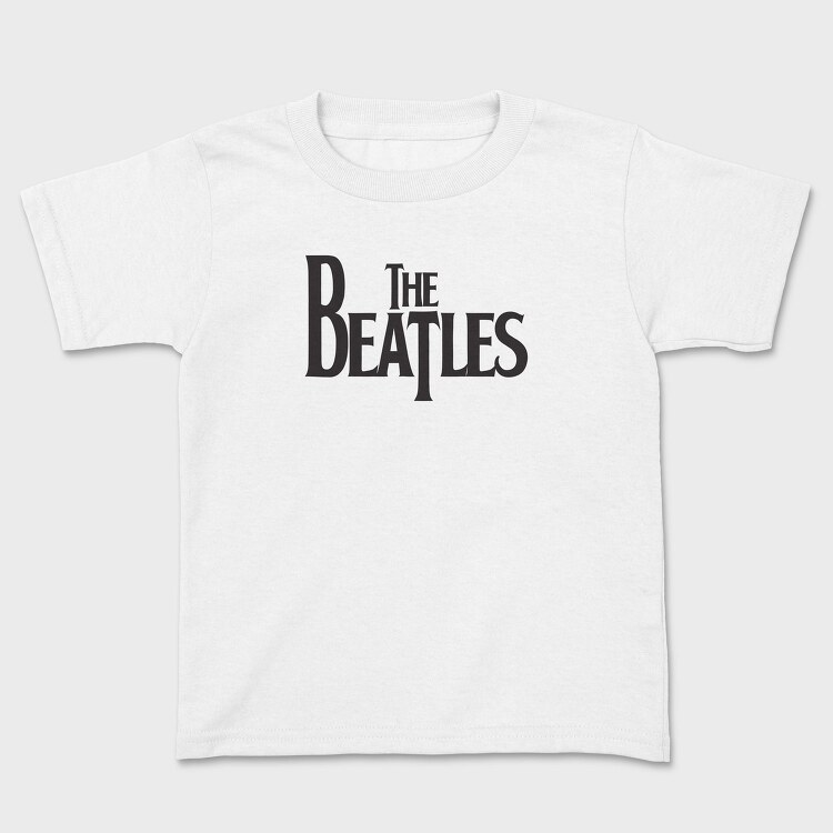 THE BEATLES Logo Name Art, Tricou Copii