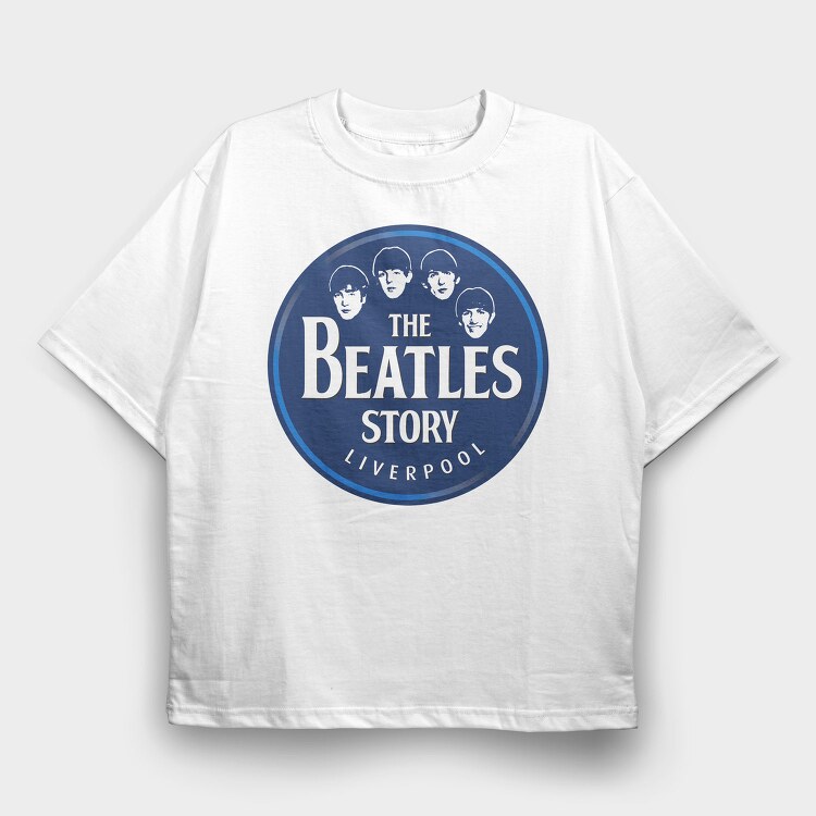 THE BEATLES STORY, Tricou Oversize Barbati (Unisex)