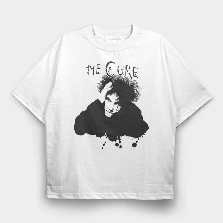 THE CURE Robert Smith, Tricou Oversize Barbati (Unisex)
