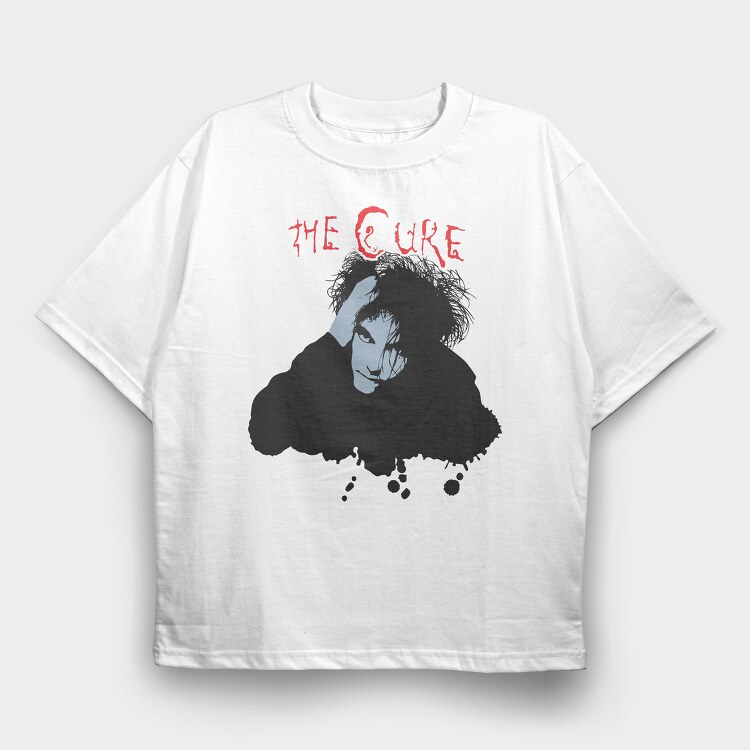 THE CURE Robert Smith1, Tricou Oversize Barbati (Unisex)