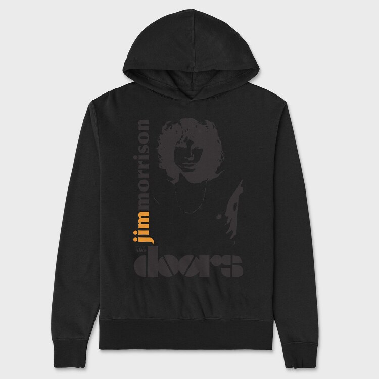 THE DOORS Jim Morrison, Hanorac Oversize Barbati (Unisex)