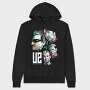 U2 Art1, Hanorac Oversize Barbati (Unisex)