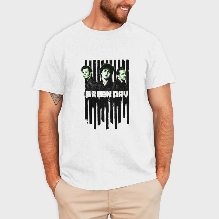 GREEN DAY Art Design1, Tricou Barbati (Unisex)