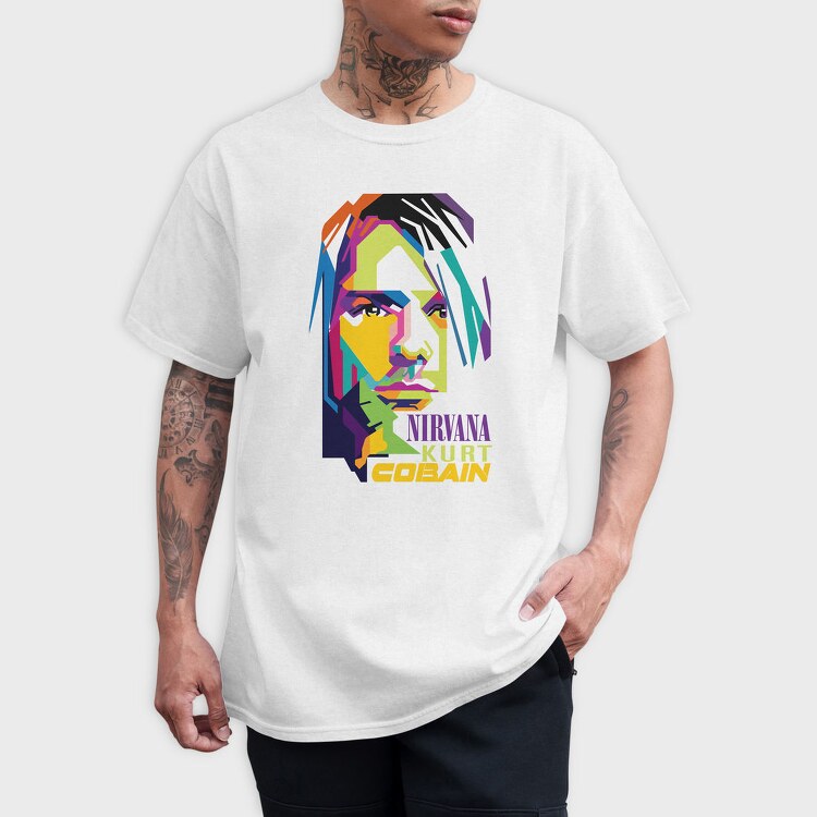 KURT COBAIN 1, Tricou Barbati (Unisex)