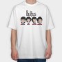 THE BEATLES, Tricou Oversize Barbati (Unisex)