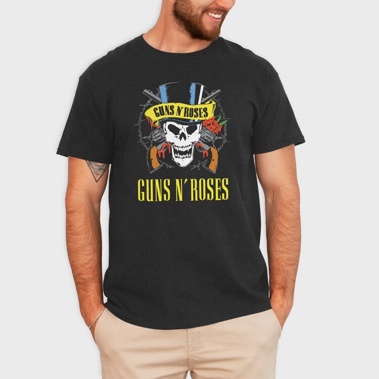 GUNS N ROSES Art1, Tricou Barbati (Unisex)