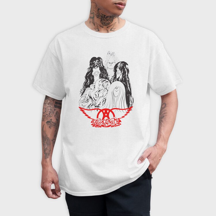 AEROSMITH Art1, Tricou Barbati (Unisex)