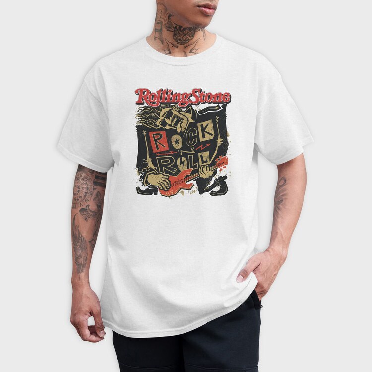 ROLLING STONE Rock N Roll, Tricou Barbati (Unisex)