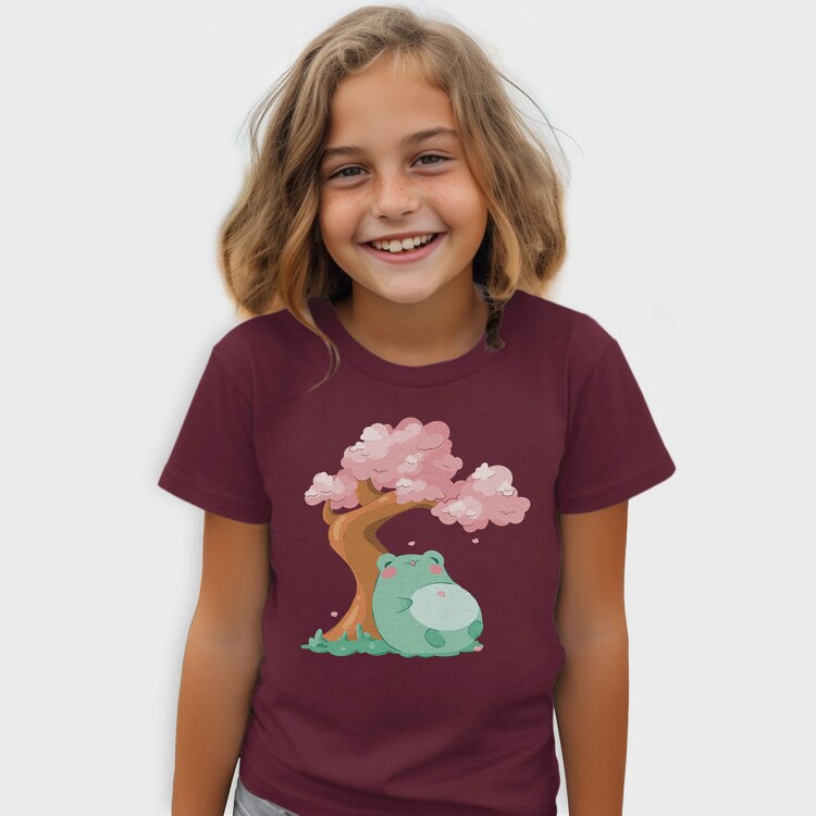 Frog Under a Cherry Blossom, Tricou Copii