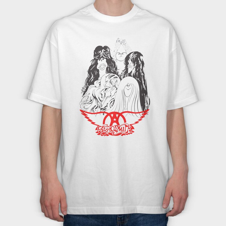 AEROSMITH Art1, Tricou Oversize Barbati (Unisex)
