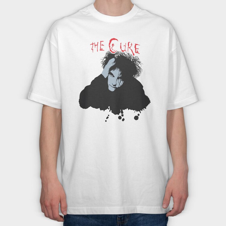 THE CURE Robert Smith1, Tricou Oversize Barbati (Unisex)