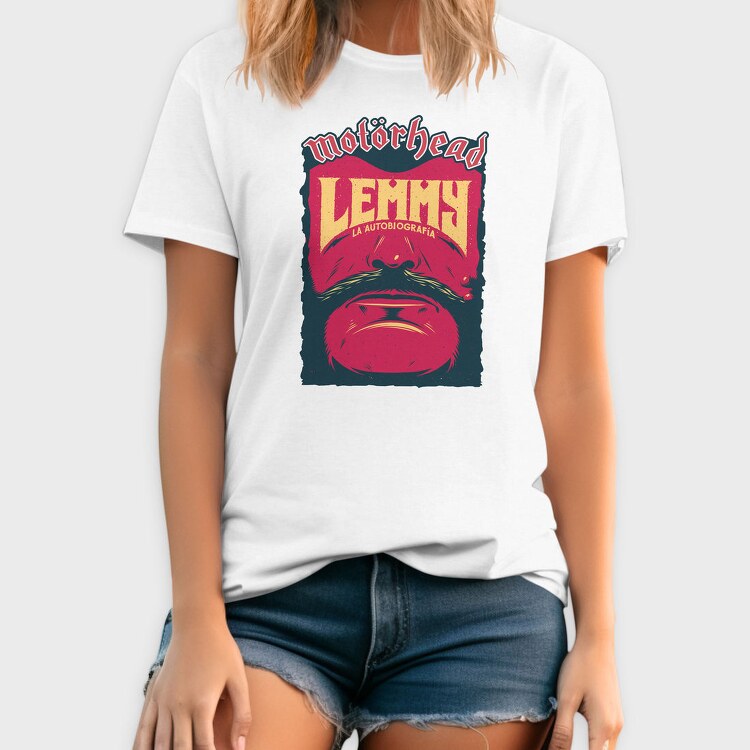 LEMMY Face Art, Tricou Barbati (Unisex)
