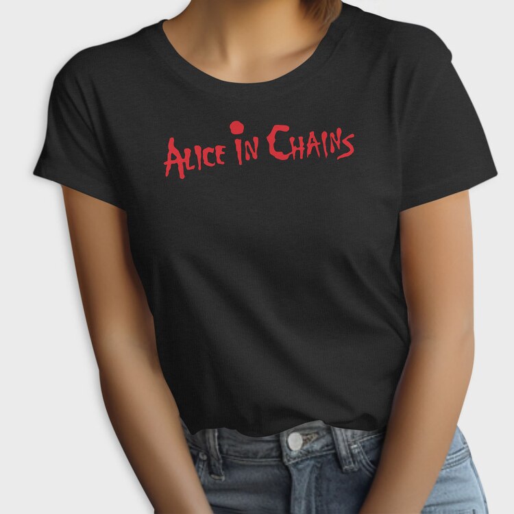 ALICE IN CHAINS Logo Name Art, Tricou Femei