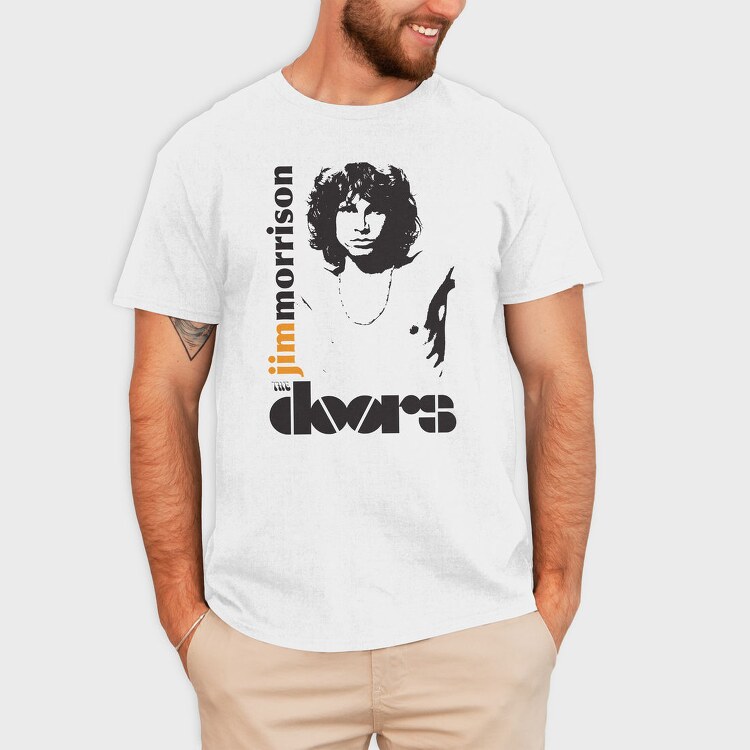 THE DOORS Jim Morrison, Tricou Barbati (Unisex)