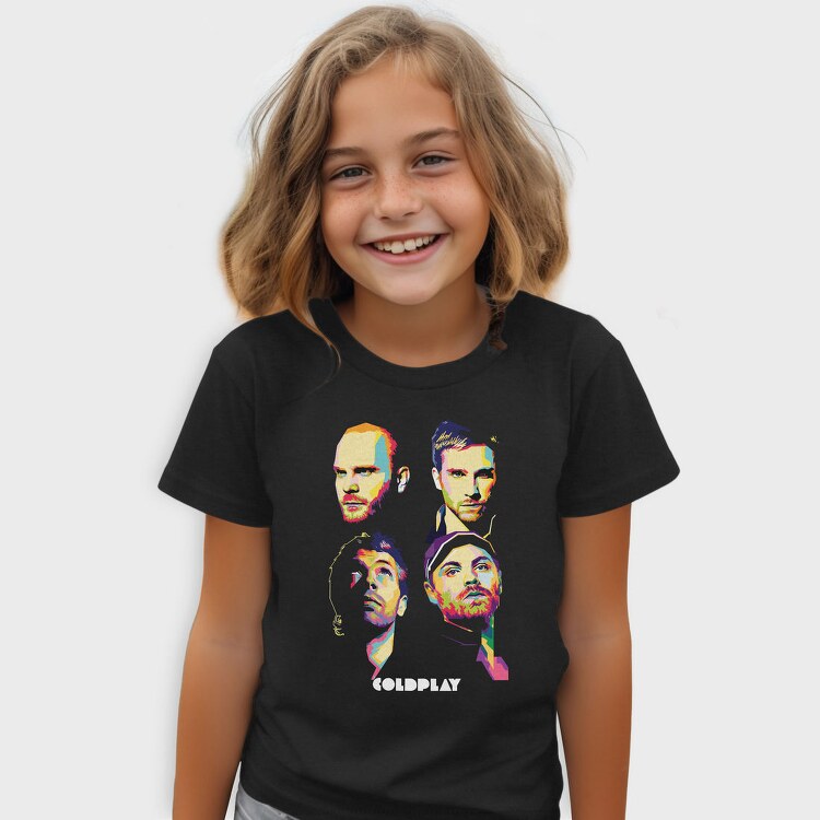COLDPLAY ART1, Tricou Copii