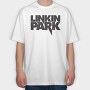 LINKIN PARK Logo Name Art1, Tricou Oversize Barbati (Unisex)