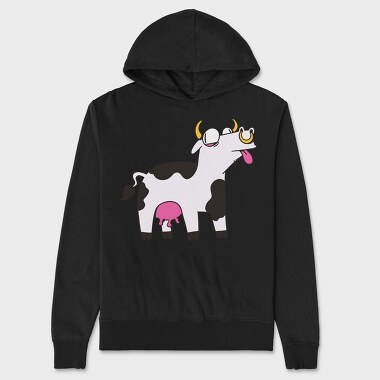 Hanorac Barbati (Unisex), Crazy Cow