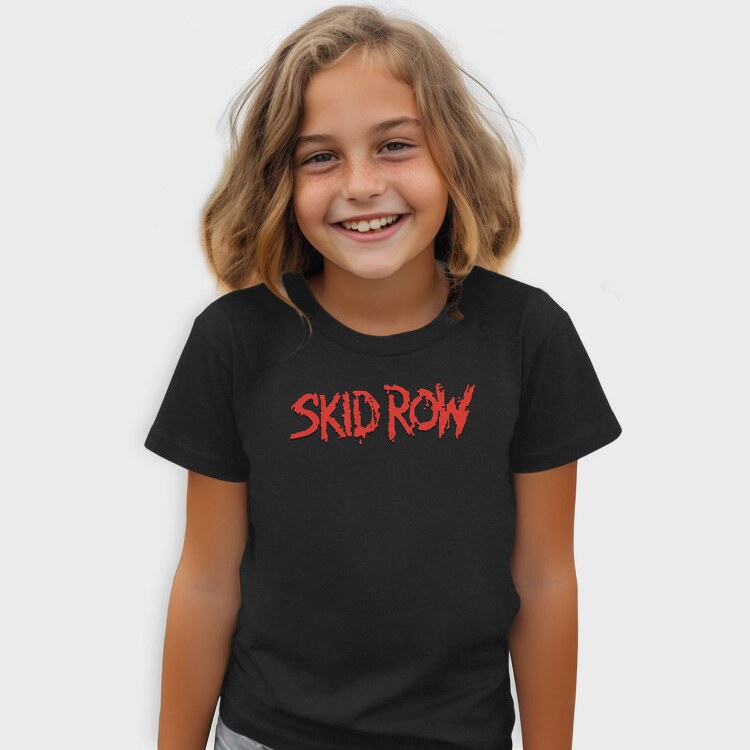 SKID ROW Band Name logo, Tricou Copii