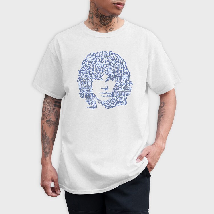 JIM MORRISON, Tricou Barbati (Unisex)