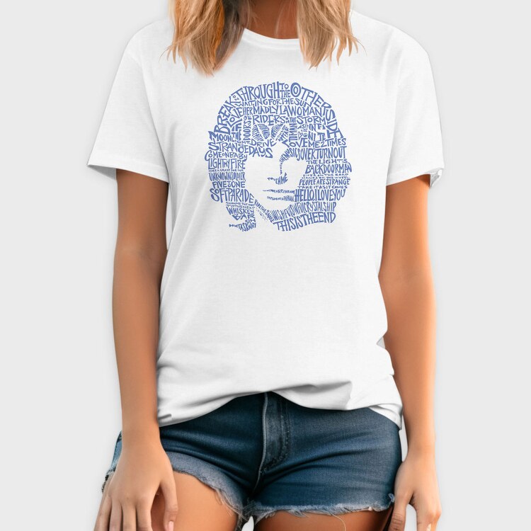 JIM MORRISON, Tricou Barbati (Unisex)