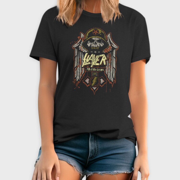 SLAYER, Tricou Barbati (Unisex)