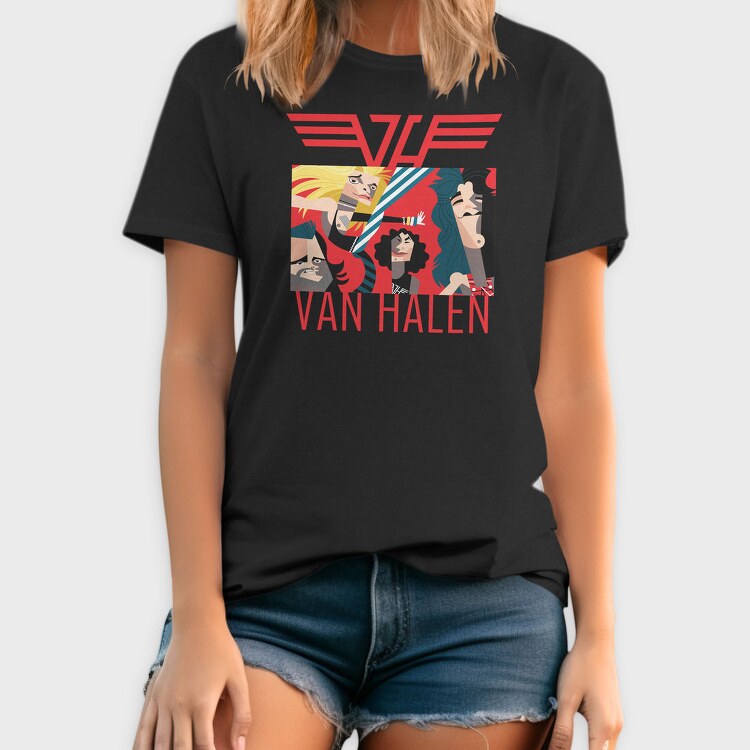 VAN HALEN Art1, Tricou Barbati (Unisex)
