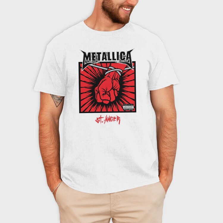 METALLICA St. Anger, Tricou Barbati (Unisex)