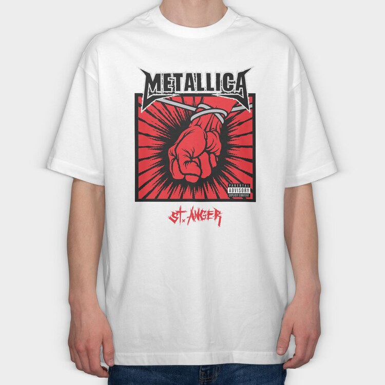 METALLICA St. Anger, Tricou Oversize Barbati (Unisex)