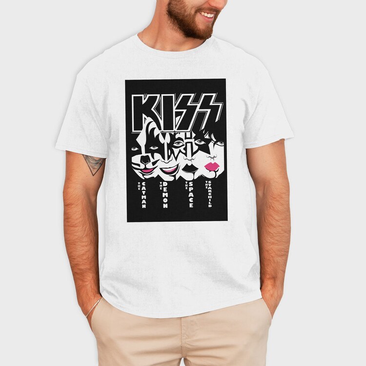 KISS Box Art2, Tricou Barbati (Unisex)