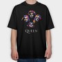 QUEEN Art3, Tricou Oversize Barbati (Unisex)